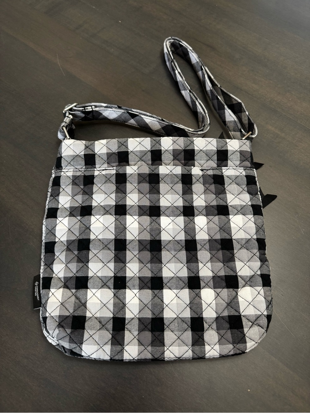 Vera Bradley Triple Zip Hipster Bag in Pearl Buffalo Check Holiday/ Fall 2021 - Picture 3 of 11